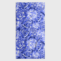 Бандана-труба Голубые и синие розы, цвет: 3D-принт — фото 2