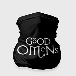 Бандана-труба GOOD OMENS БЛАГИЕ ЗНАМЕНИЯ КРЫЛЬЯ, цвет: 3D-принт