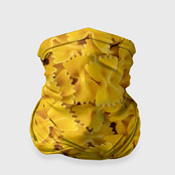 Бандана-труба Макароны бабочки, цвет: 3D-принт