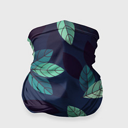 Бандана-труба Текстура Листья, цвет: 3D-принт