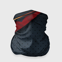 Бандана 3D Dark red & black
