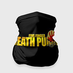 Бандана-труба FFDP Five Finger Death Punch, цвет: 3D-принт