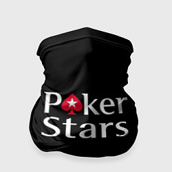 Бандана-труба Poker Stars, цвет: 3D-принт