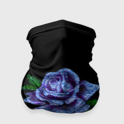 Бандана-труба Сапфировая роза, цвет: 3D-принт
