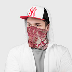 Бандана-труба Пурпурный космический разлив, цвет: 3D-принт — фото 2