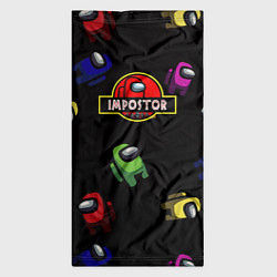 Бандана-труба Among Us Impostor, цвет: 3D-принт — фото 2