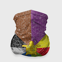 Бандана-труба Черепаха на фоне АПВ 8 1 15, цвет: 3D-принт