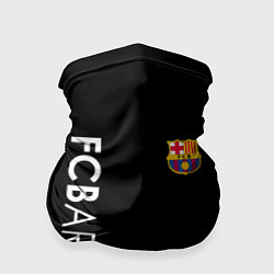 Бандана-труба FC BARCA BLACK STYLE, цвет: 3D-принт