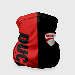 Бандана DUCATI BLACK RED BACKGROUND