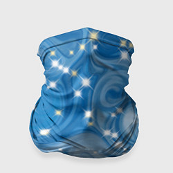 Бандана-труба Голубая метелица, цвет: 3D-принт