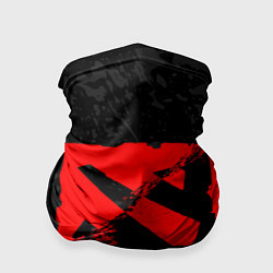 Бандана DOTA 2 RED BLACK LOGO, БРЫЗГИ КРАСОК