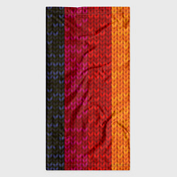 Бандана-труба Вязаная радуга, цвет: 3D-принт — фото 2