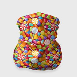 Бандана-труба Конфеты и Леденцы, цвет: 3D-принт