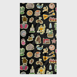 Бандана-труба Россия и СССР паттерн, цвет: 3D-принт — фото 2