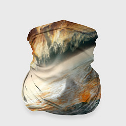 Бандана-труба Песчаный Космос, цвет: 3D-принт