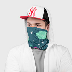 Бандана-труба Летающий единорог, цвет: 3D-принт — фото 2