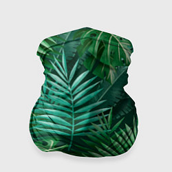 Бандана-труба Tropical plants pattern, цвет: 3D-принт