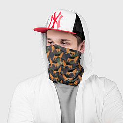 Бандана-труба Немецкие Военные Овчарки Кинолог, цвет: 3D-принт — фото 2