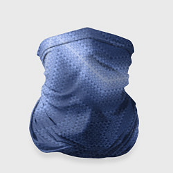 Бандана-труба Синий звездный современный узор, цвет: 3D-принт