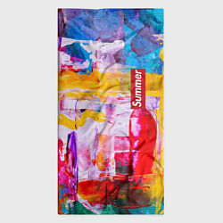 Бандана-труба Импрессионизм Лето Абстракция Impressionism Summer, цвет: 3D-принт — фото 2