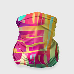 Бандана-труба Хиппи вайб, цвет: 3D-принт
