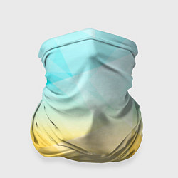 Бандана-труба Полигоны - Лед и мед, цвет: 3D-принт