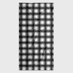 Бандана-труба Black and white trendy checkered pattern, цвет: 3D-принт — фото 2