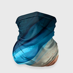 Бандана-труба Неоновые яркие волны, цвет: 3D-принт