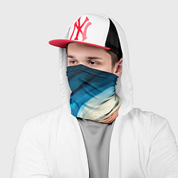 Бандана-труба Неоновые яркие волны, цвет: 3D-принт — фото 2