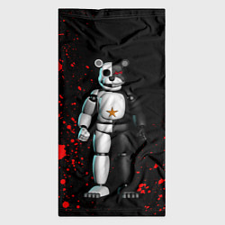 Бандана-труба Monokuma and Five Nights at Freddys, цвет: 3D-принт — фото 2