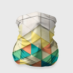 Бандана-труба Мозаичный градиент, цвет: 3D-принт