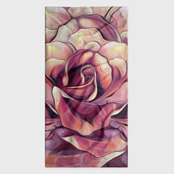Бандана-труба Крупная роза маслом, цвет: 3D-принт — фото 2