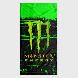 Бандана-труба Monster energy green neon, цвет: 3D-принт — фото 2