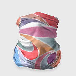 Бандана-труба Буйство красок акварель, цвет: 3D-принт