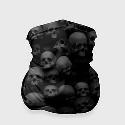 Бандана-труба Композиция из черепов - Dark, цвет: 3D-принт