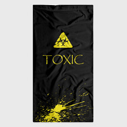 Бандана-труба TOXIC - Биологическая опасность, цвет: 3D-принт — фото 2