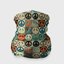 Бандана-труба Peace symbol pattern, цвет: 3D-принт