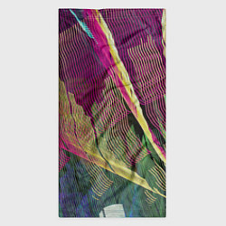 Бандана-труба Неоновые волнообразные линии, цвет: 3D-принт — фото 2