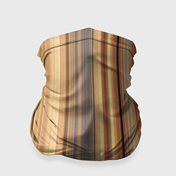 Бандана-труба Золотистые и серые линии в геометрии, цвет: 3D-принт