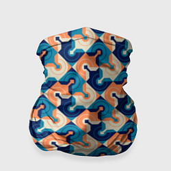 Бандана-труба Абстрактный орнамент, цвет: 3D-принт