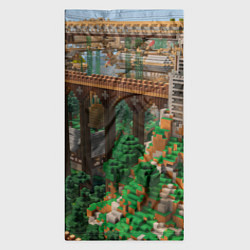 Бандана-труба Minecraft постройка, цвет: 3D-принт — фото 2