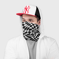 Бандана-труба Пластика шахматной доски, цвет: 3D-принт — фото 2