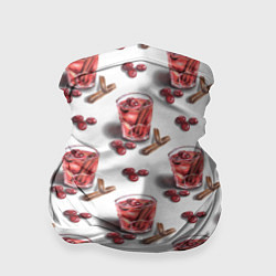 Бандана-труба Глинтвейн с корицей, цвет: 3D-принт