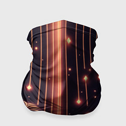 Бандана-труба Неоновый тропический дождь, цвет: 3D-принт