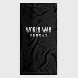 Бандана-труба World War Heroes логотип игры WWH, цвет: 3D-принт — фото 2