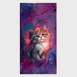 Бандана-труба Космически котенок, цвет: 3D-принт — фото 2