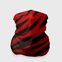Бандана-труба Красный градиент - языки пламени, цвет: 3D-принт