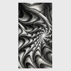 Бандана-труба Abstract fractal grey, цвет: 3D-принт — фото 2