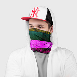 Бандана-труба Patterned stripes, цвет: 3D-принт — фото 2