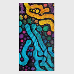 Бандана-труба Цветные микроорганизмы, цвет: 3D-принт — фото 2